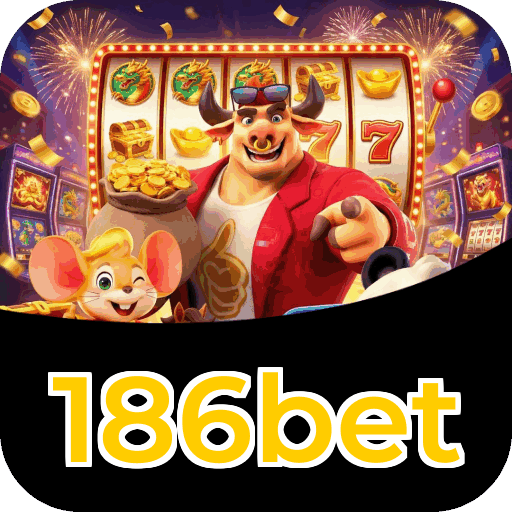 Interface do aplicativo 186bet mostrando jogos disponíveis no iOS e Android